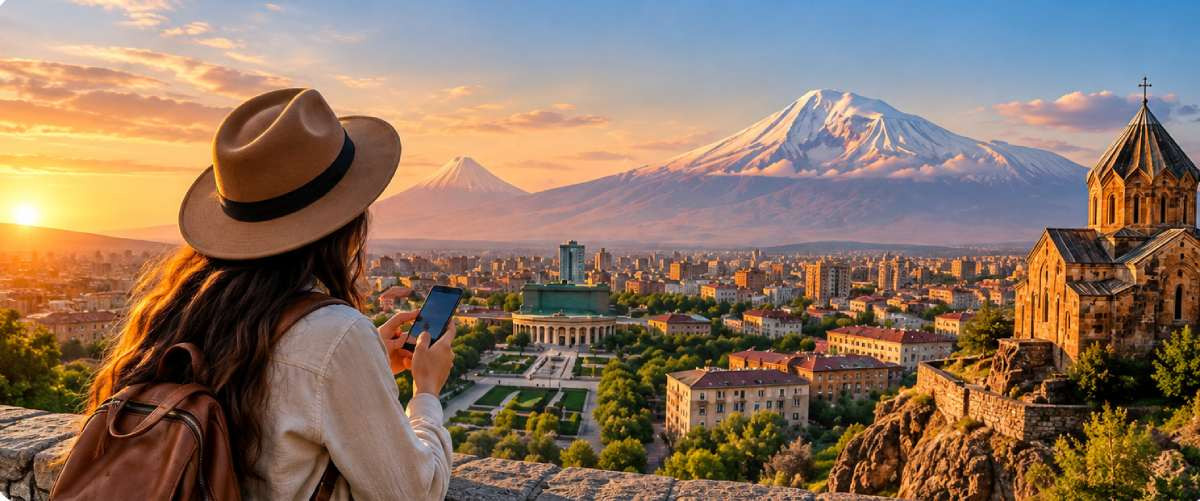 راهنمای اینترنت در ارمنستان برای مسافران و مقایسه سیم‌کارت، رومینگ و eSIM